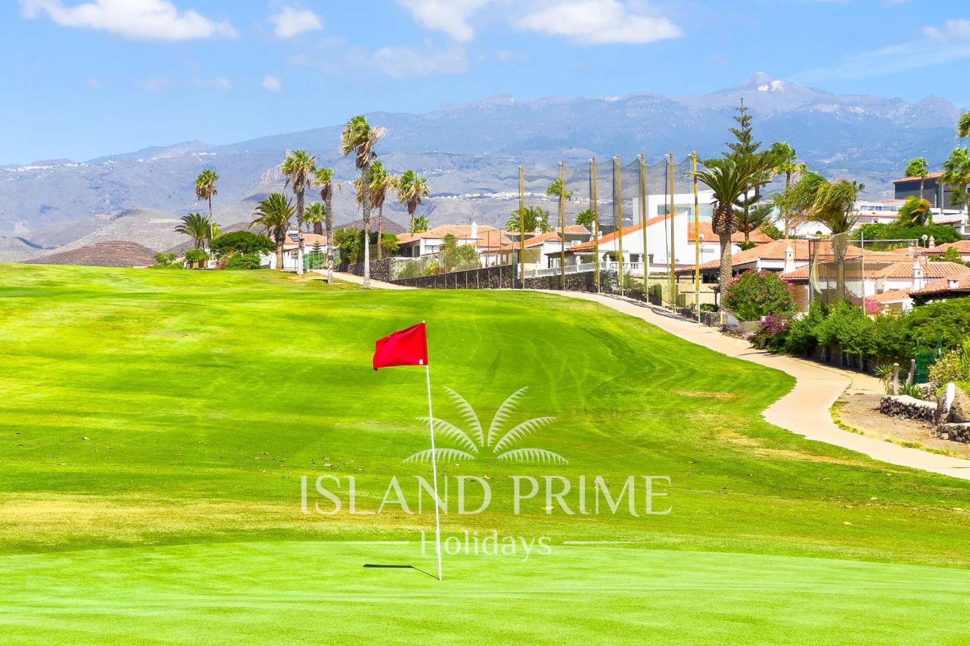 Seaviews Garden With Palms In Club Sc171 San Miguel de Abona